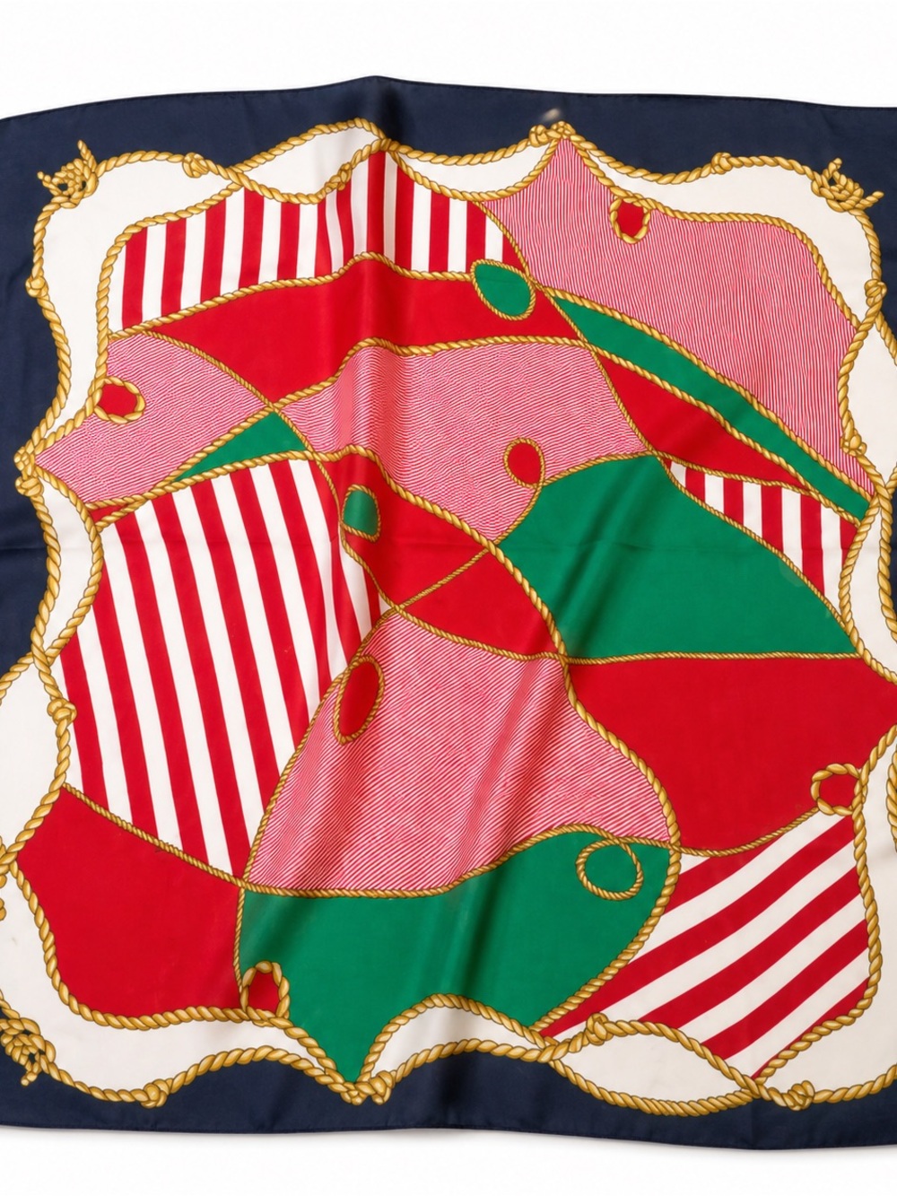 Made in Italy For Iveys Vintage 80’s Scarf nautical